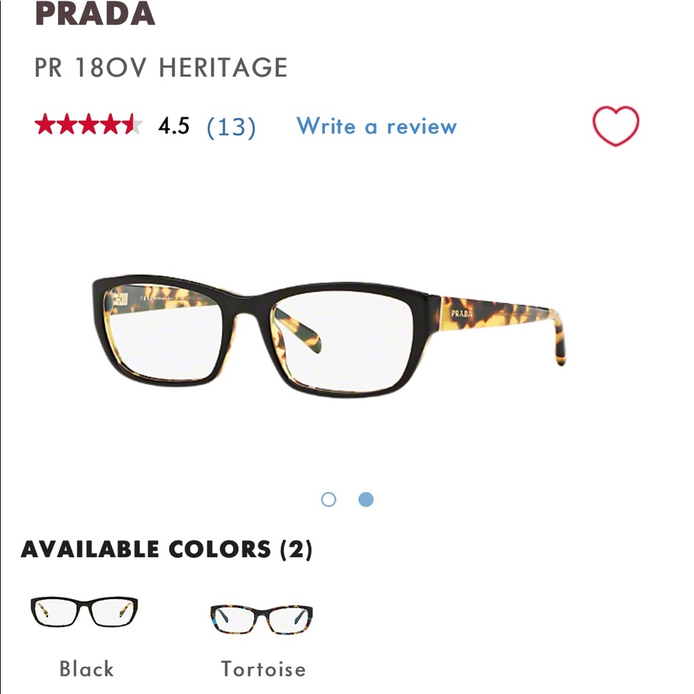 Prada Eyeglass Frames